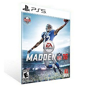 MADDEN NFL 16 STANDARD EDITION - PS5 -  PSN MÍDIA DIGITAL