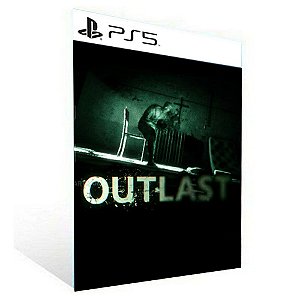 Outlast 1 - Ps5 - PSN Mídia Digital