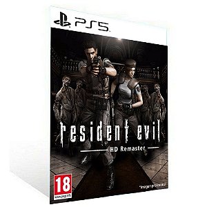 RESIDENT EVIL HD REMASTER - PS5 - PSN MÍDIA DIGITAL