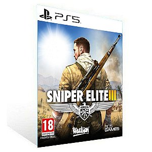 SNIPER ELITE 3  - PS5 - PSN MÍDIA DIGITAL