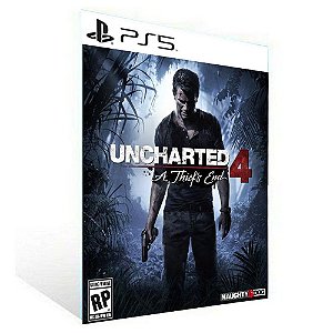 Uncharted 4: A Thief’S End - Ps5 -  Psn Mídia Digital