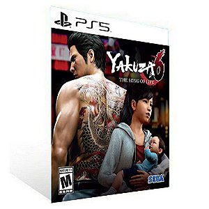 YAKUZA 6 THE SONG OF LIFE - PS5 - PSN MÍDIA DIGITAL