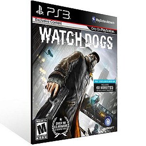 WATCH DOGS - PS3 PSN MÍDIA DIGITAL