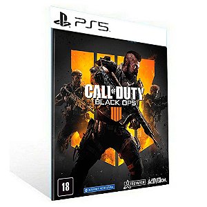 CALL OF DUTY BLACK OPS 4 - PS5 - PSN MÍDIA DIGITAL