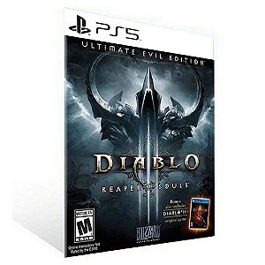 DIABLO 3 REAPER OF SOULS ULTIMATE EVIL EDITION - PS5 - PSN MÍDIA DIGITAL