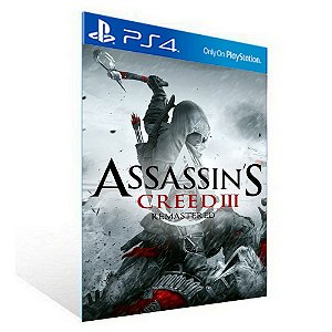 ASSASSIN'S CREED III REMASTERED - PS4  - PSN MÍDIA DIGITAL