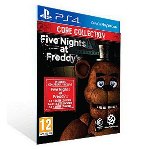 Five Nights at Freddy’s: Core Collection 1, 2 , 3 , 4 -  PS4 -  PSN - MÍDIA DIGITAL