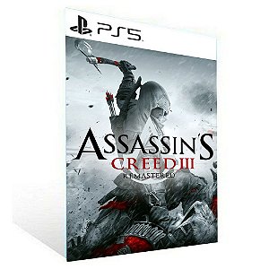 ASSASSIN'S CREED III REMASTERED - PS5  - PSN MÍDIA DIGITAL