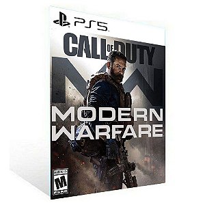 CALL OF DUTY MODERN WARFARE 2019 - INGLES -  PS5 - PSN Mídia Digital