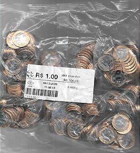 Pacotão 10 Saches 2020 Moedas R$ 1,00