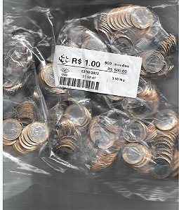 Pacotão 10 Saches 2022 Moedas R$ 1,00