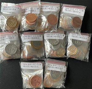 10 Série Moeda Real de 2019 - F.C.