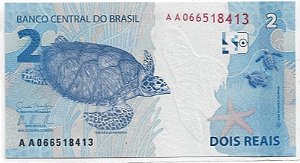 Brasil Cédulas R$ 2,00 Segunda Família Várias Séries