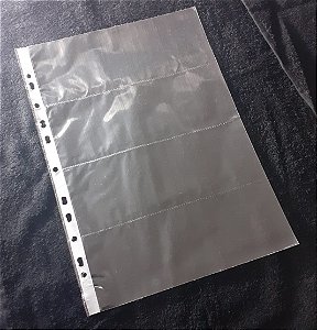 Folhas Polipropileno Para 4 Cédulas Importante folhas flexíveis