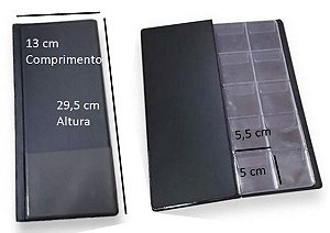 Pastas para 100 moedas Com ABA - Pode usar Coin Holder