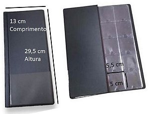 Pastas para 100 moedas SEM ABA - Necessita usar Coin Holder