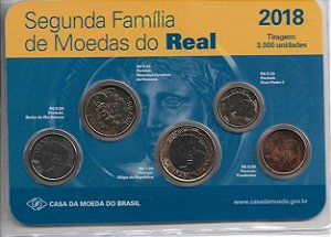 Brasil Set em Blister Original do BC de 2018