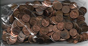 Estados Unidos 1 Kg Moedas Lincoln Memorial Cent  (Lt 002)