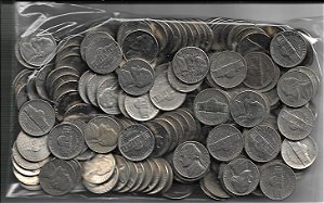 Estados Unidos 1 Kg Moedas Jefferson Nickels (Lt 003)