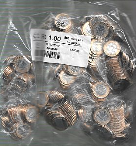 Pacotão 10 Saches 2019 Moedas de R$ 1,00