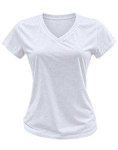 BABYLOOK BRANCA GOLA V 100% POLIESTER LINHA SUPREME-ANTI-PILLING