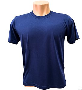 CAMISETA BÁSICA PV AZUL MARINHO- LINHA SUPREME/ANTI-PILLING