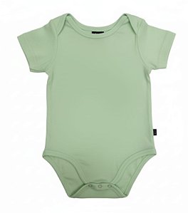 BODY INFANTIL VERDE BEBÊ 100% POLIÉSTER