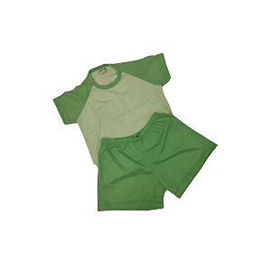 CONJUNTO INFANTIL VERDE 100% POLIÉSTER