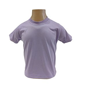 CAMISETA INFANTIL PV LAVANDA- LINHA SUPREME/ANTI-PILLING