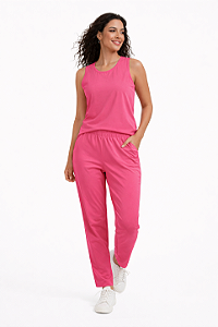 CONJUNTO MALHA CREPE PINK