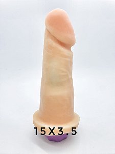 Vibrador Pênis em Cyberskin 15x3,5