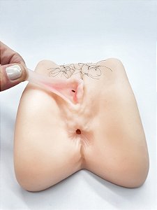 Masturbador Vagina com pelos