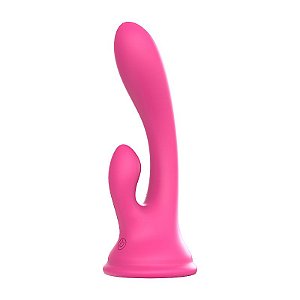 Vibrador de Ponto G e clitóris com ventosa