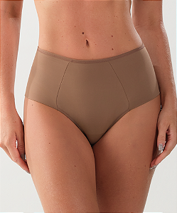 Calcinha básica de microfibra com laterais largas. Cód. 164