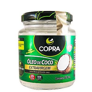 OLEO DE COCO 200ML EXTRA-VIRGEM COPRA