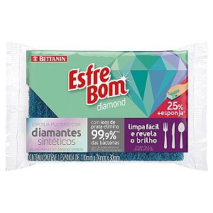 Esponja Esfrebom Diamond Caixa C/ 60 Unidades