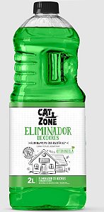 Eliminador de Odores Xô Bactérias Citronela Cat Zone 2 Litros