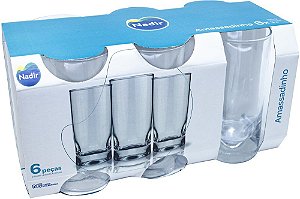 Jogo Copo Amassadinho Long Drink 310ml ML Caixa Com 06 Unidades -Nadir