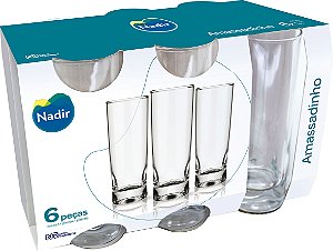 Jogo de Copos Nadir  190ml com 6 Unidades - comper