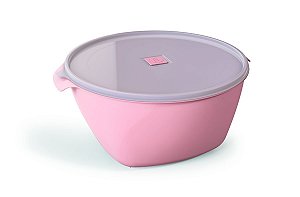 Pote Multiuso Premium 6 Litros Rosa Sólido