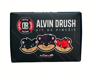 ALVIN DRUSH KIT PINCÉIS C/ 3 TIPOS DE CERDAS - DUB BOYZ