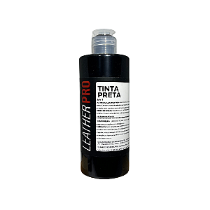 TINTA PRETA PARA COURO 250ML - LEATHER PRO