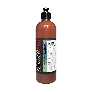 Tinta Castanho 500ml para Couro - Leather Pro