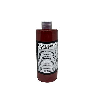 TINTA VERMELHO MARSALA 250ML - LEATHER PRO