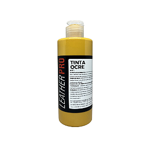 TINTA OCRE PARA COURO 250ML - LEATHER PRO