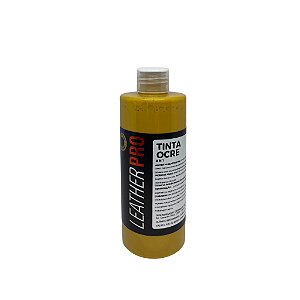 TINTA OCRE 250ML - LEATHER PRO