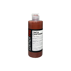 TINTA CASTANHO 250ML - LEATHER PRO