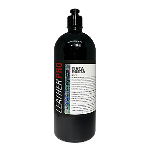 TINTA PRETA PARA COURO 1L - LEATHER PRO