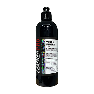 TINTA PRETA PARA COURO 500ML - LEATHER PRO
