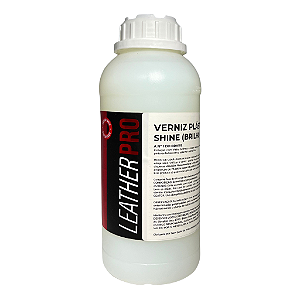 VERNIZ BRILHOSO COBERTURA TOP SHINE PARA PLASTICO 1L - LEATHER PRO